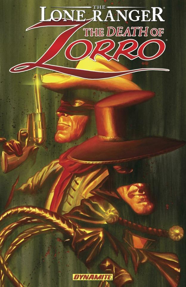 The Lone Ranger & Zorro: The Death of Zorro cover — © Dynamite Entertainment