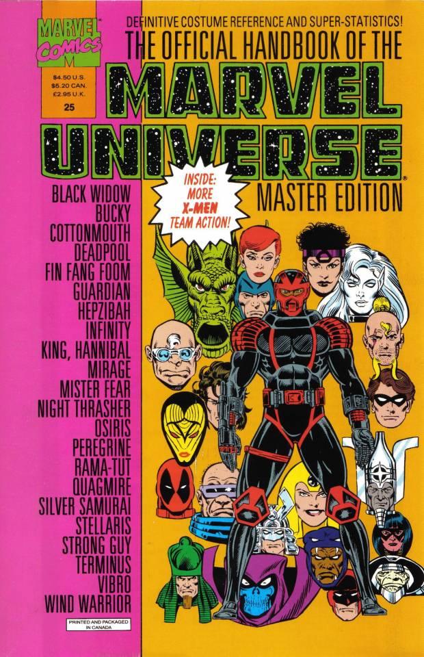 The Official Handbook of the Marvel Universe: Master Edition 25