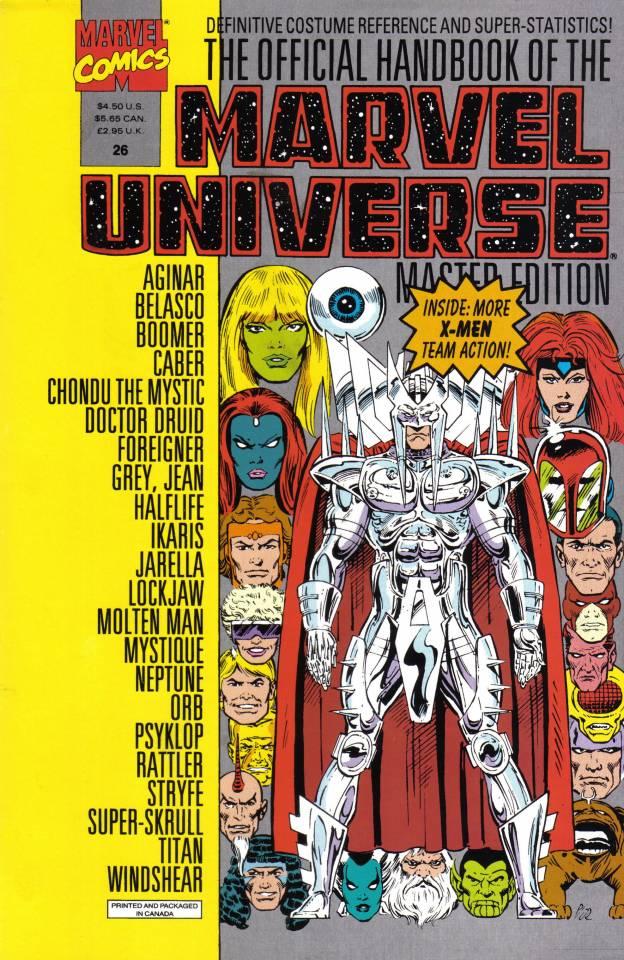 The Official Handbook of the Marvel Universe: Master Edition 26