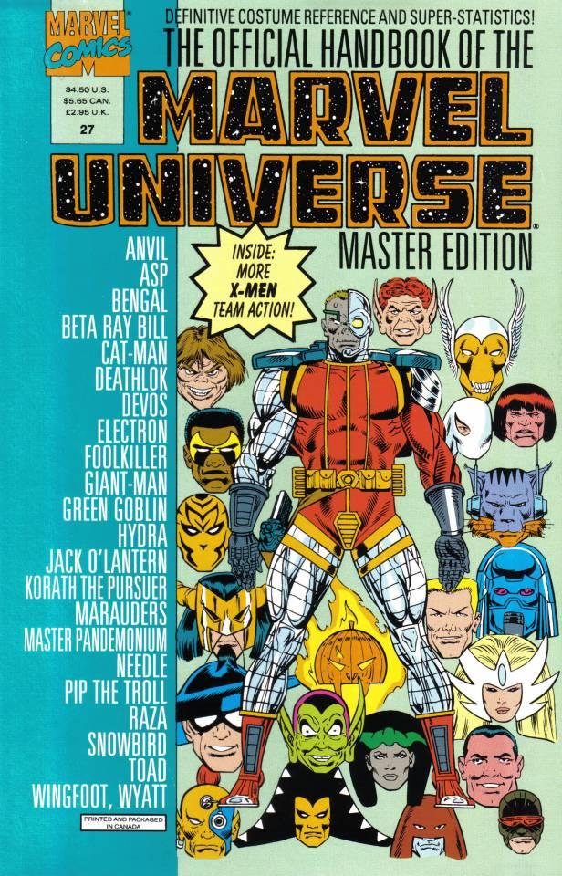 The Official Handbook of the Marvel Universe: Master Edition 27