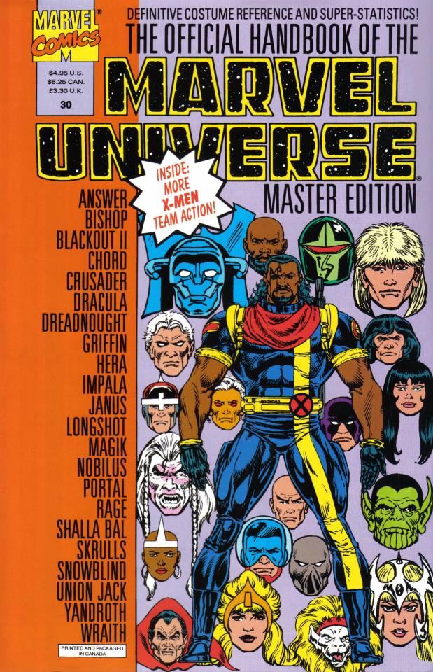 The Official Handbook of the Marvel Universe: Master Edition 30