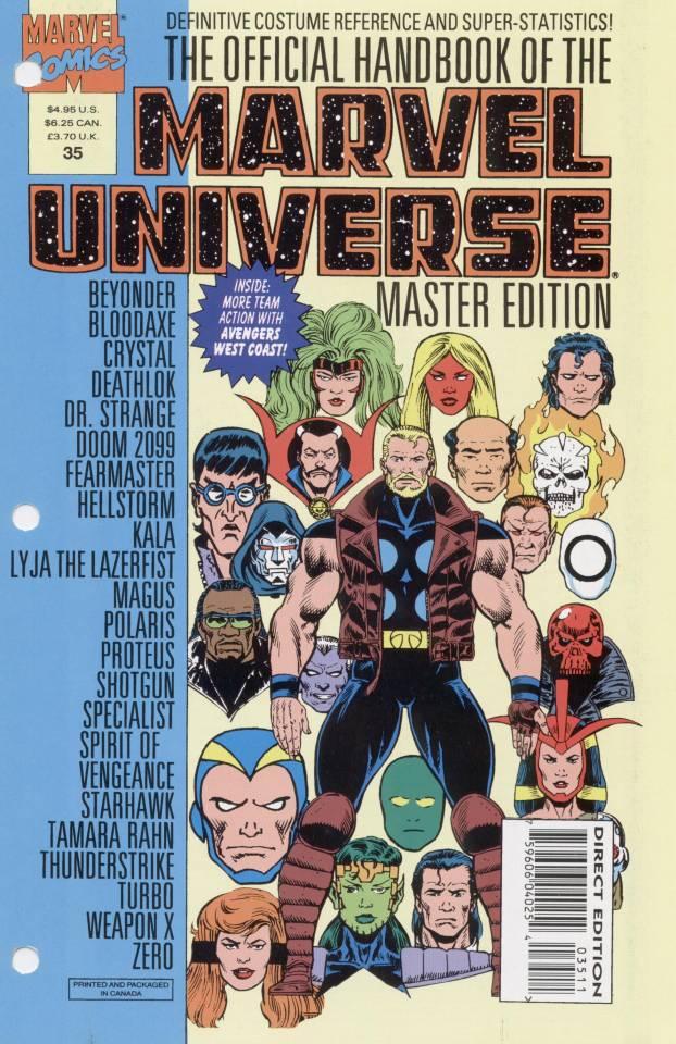 The Official Handbook of the Marvel Universe: Master Edition 35