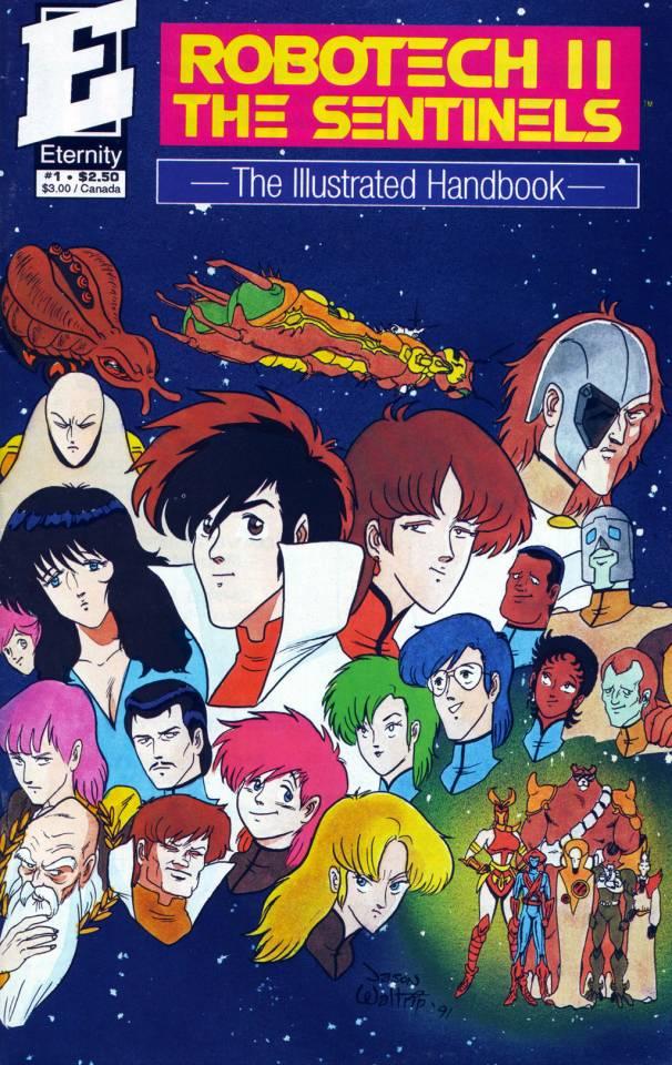 Robotech II: The Sentinels: The Handbook cover — © Eternity