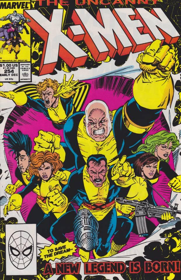 The Uncanny X-Men #254 cover