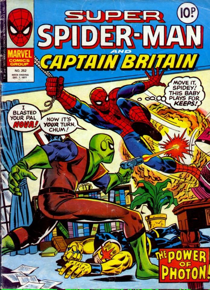 Super Spider-Man and Captain Britain 252