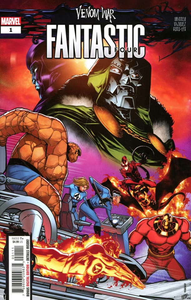 Venom War: Fantastic Four #1 cover