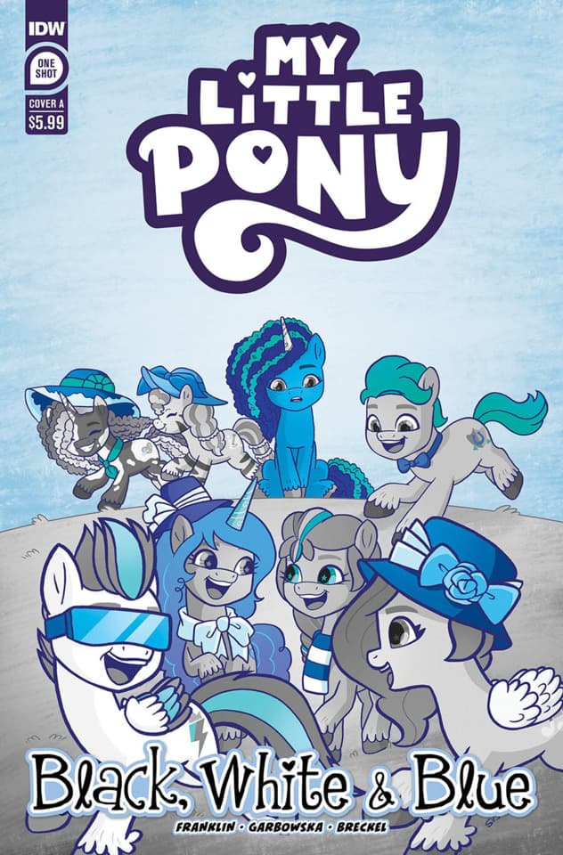 My Little Pony: Black, White & Blue