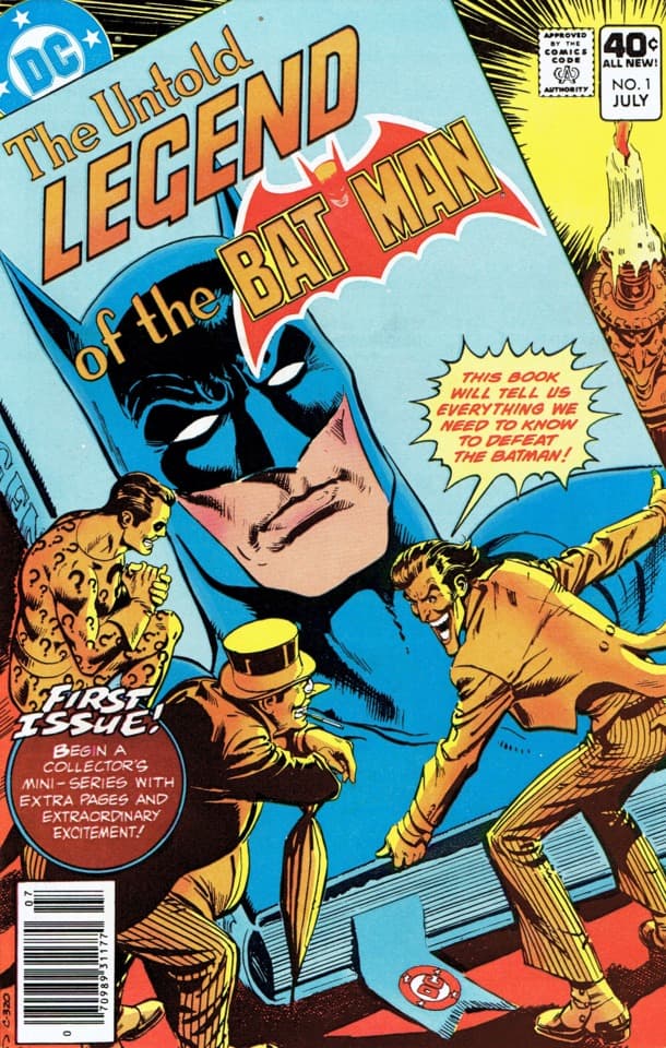 The Untold Legend of the Batman cover — © DC Comics