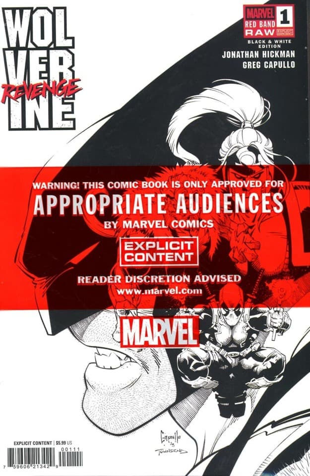Wolverine: Revenge: Red Band Raw Black & White Edition