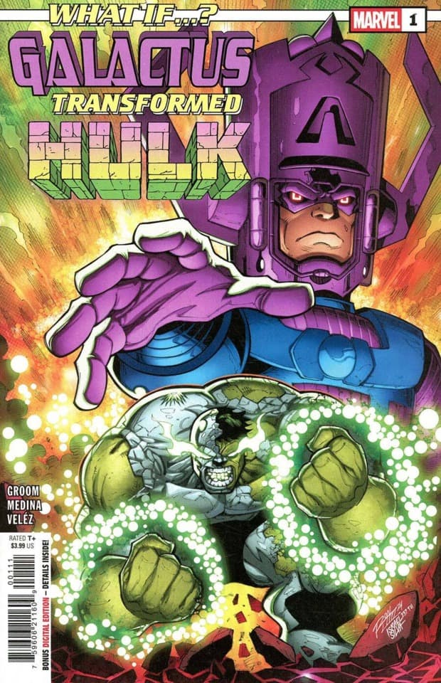 What If...? Galactus: Galactus Transformed Hulk? cover — © Marvel Comics