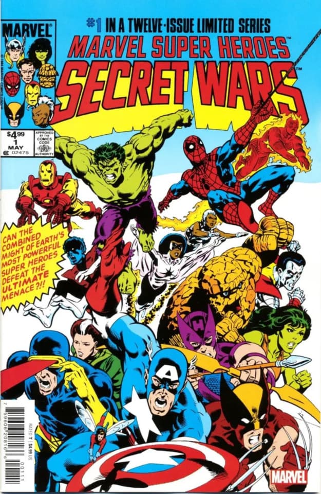 Marvel Super Heroes Secret Wars Facsimile Edition