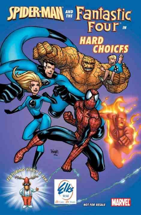 Spider-Man and the Fantastic Four in Hard Choices