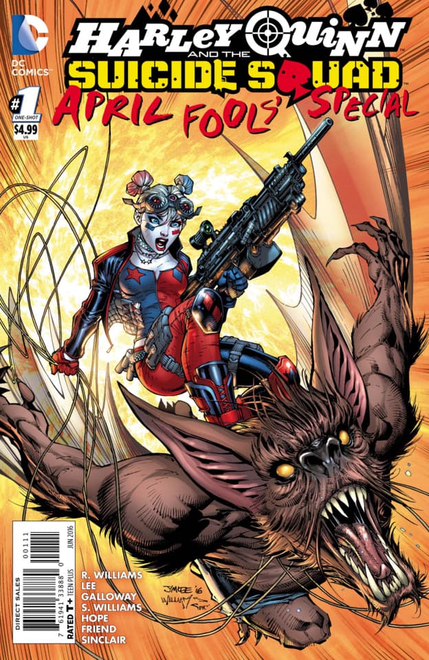 Harley Quinn & the Suicide Squad April Fools' Special cover — © DC Comics