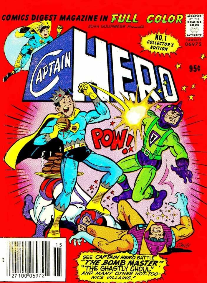 Captain Hero Comics Digest Magazine