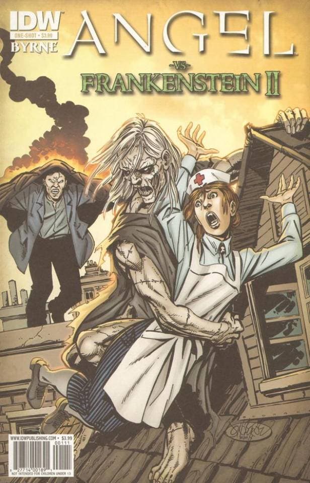 Angel vs. Frankenstein II cover — © IDW Publishing
