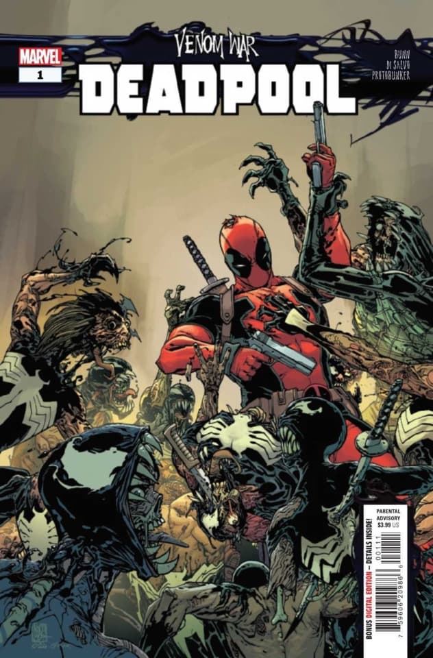 Venom War: Deadpool #1 cover