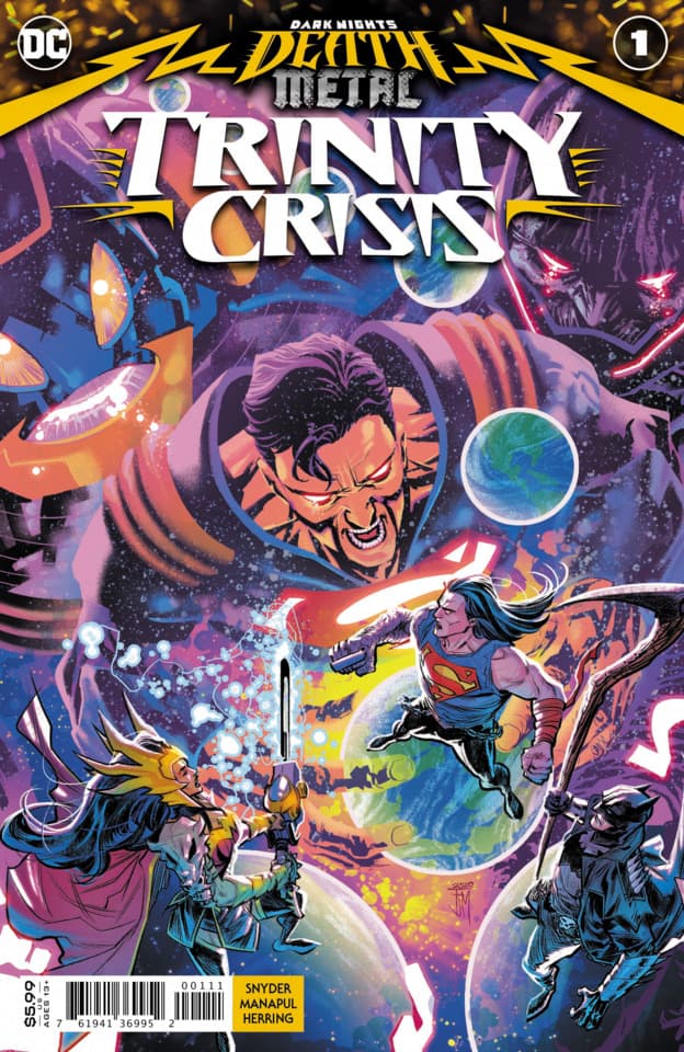 Dark Nights: Death Metal Trinity Crisis cover — © DC Comics