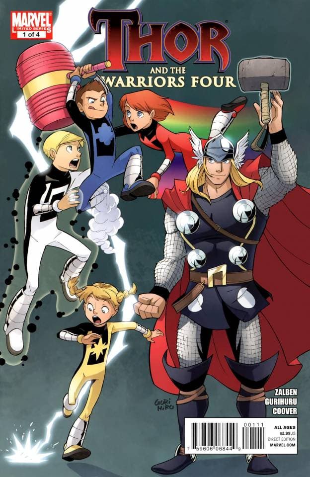 Thor and the Warriors Four
