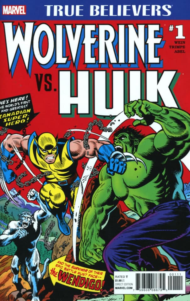True Believers: Wolverine vs Hulk