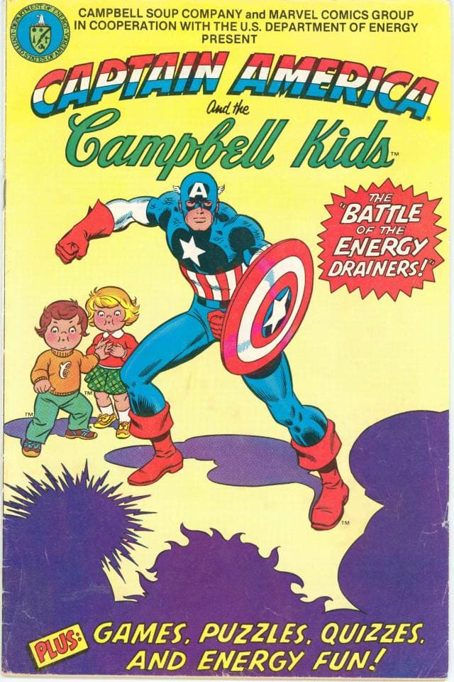 Captain America and The Campbell Kids