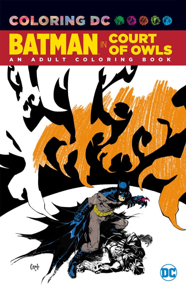 Batman In Court of Owls: An Adult Coloring Book