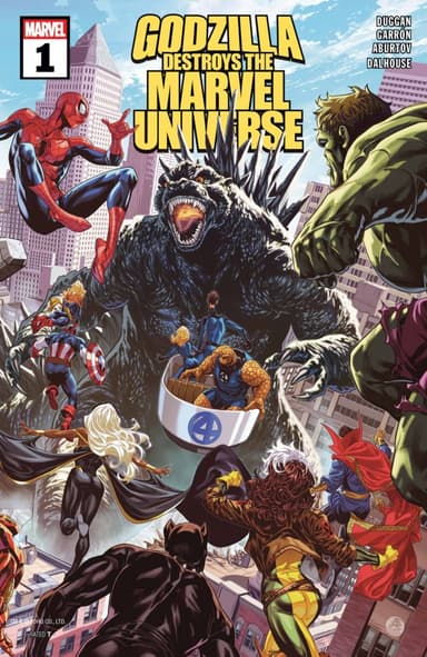 Godzilla Destroys the Marvel Universe
