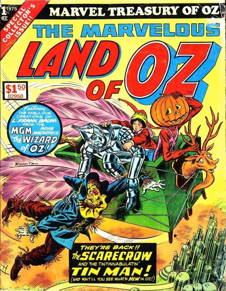 Marvel Treasury of Oz featuring the Marvelous Land of Oz