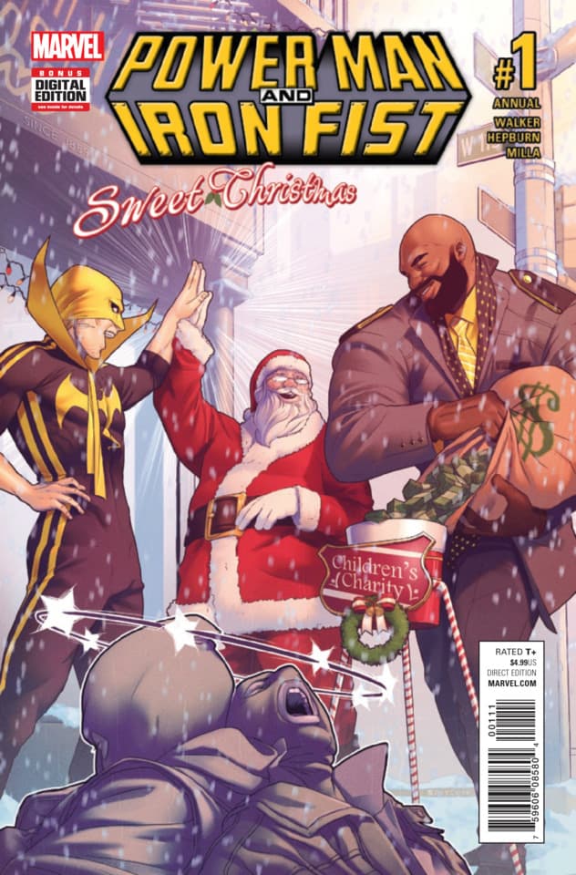 Power Man and Iron Fist: Sweet Christmas Annual cover — © Marvel Comics