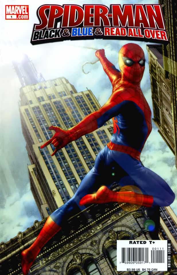 Spider-Man Black & Blue & Read All Over