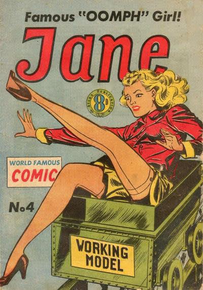 Jane, Famous Oomph Girl cover — © Atlas Publications Pty. Ltd.