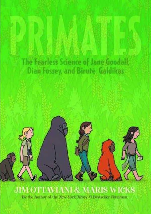 Primates: The Fearless Science of Jane Goodall, Dian Fossey, and Birute Galdikas cover — © St. Martin's Press