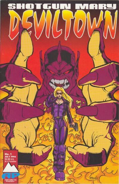 Shotgun Mary: Deviltown cover — © Antarctic Press
