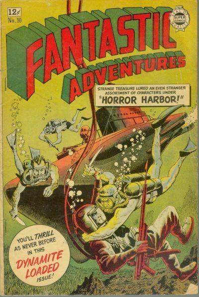 Fantastic Adventures cover — © I.W. Publishing