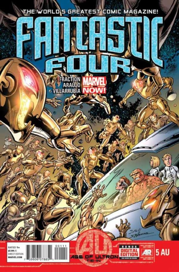 Fantastic Four #5AU cover