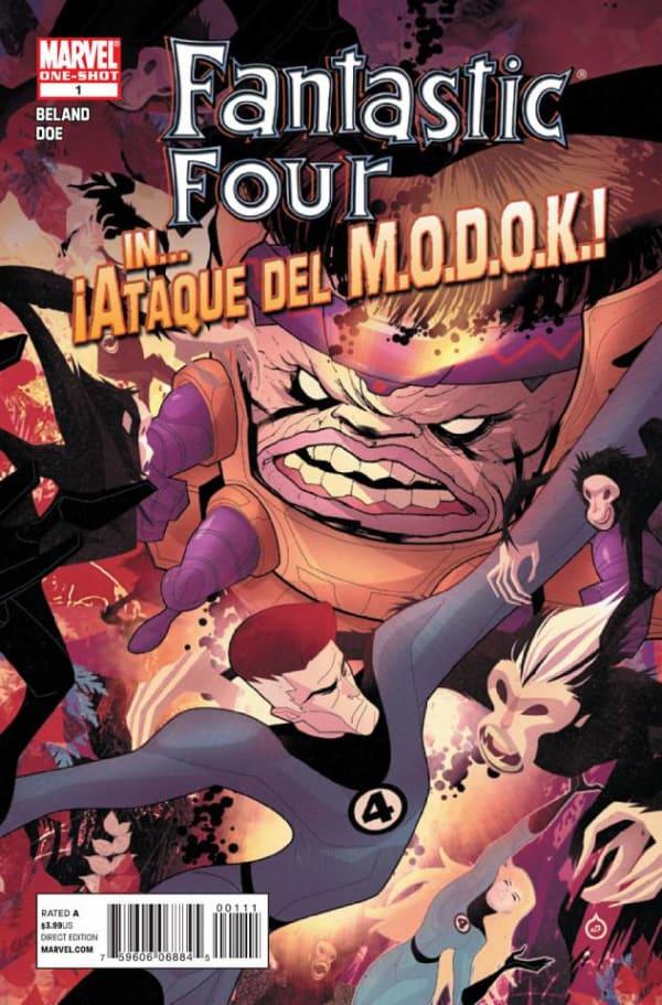 Fantastic Four in...Ataque del M.O.D.O.K.! cover — © Marvel