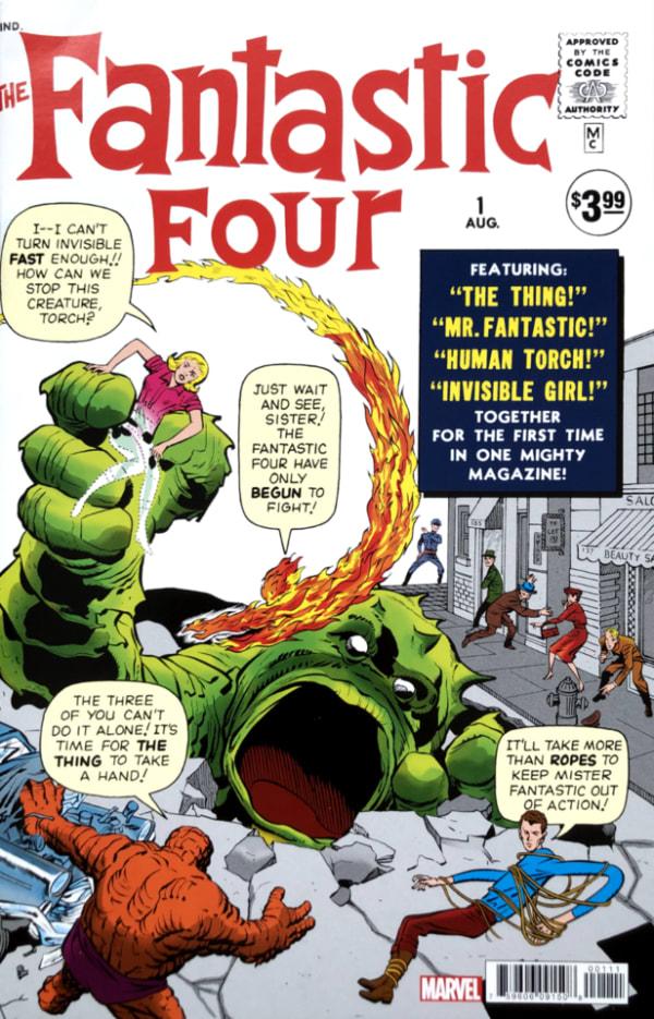 Fantastic Four No. 1 Facsimile Edition cover — © Marvel