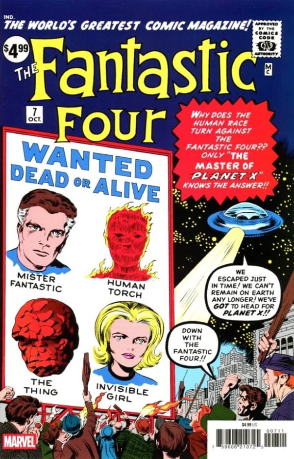 Fantastic Four No. 7 Facsimile Edition cover — © Marvel