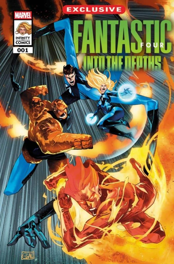 Fantastic Four: Into the Depths Infinity Comic cover — © Marvel