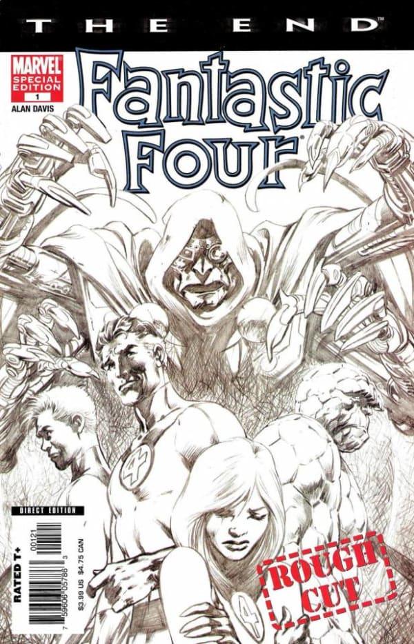 Fantastic Four: The End Roughcut cover — © Marvel