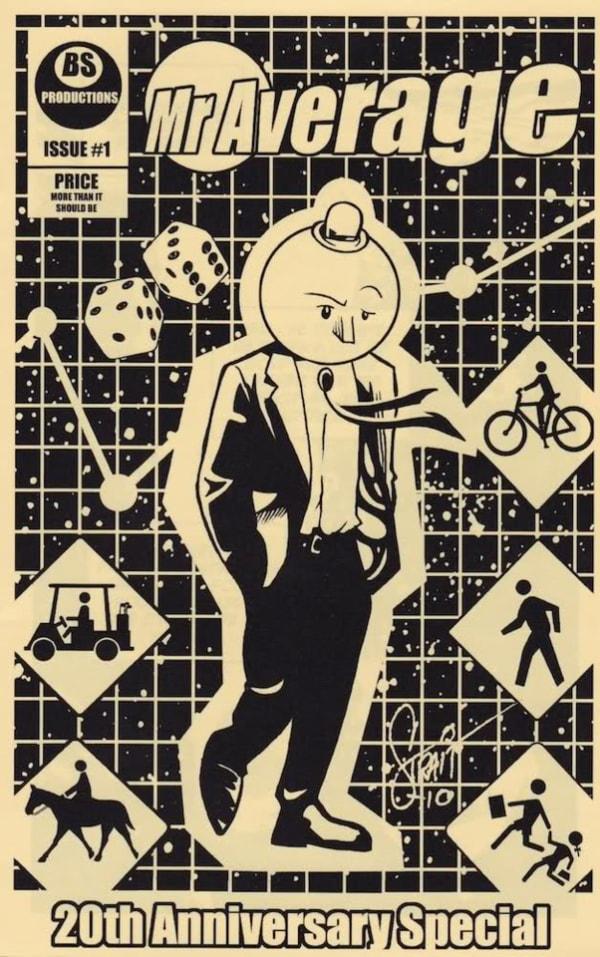 Mr. Average 20th Anniversary Special cover — © B.S. Productions