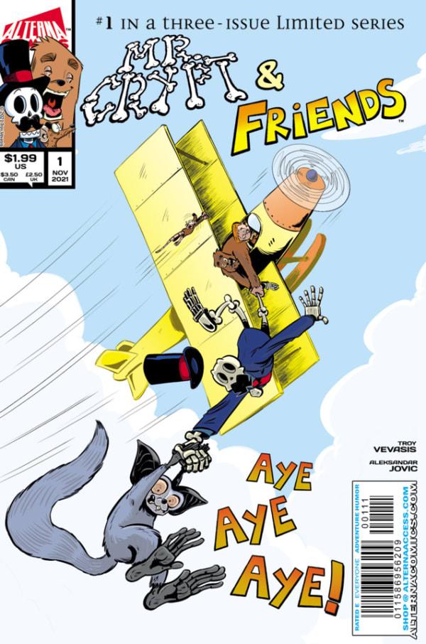 Mr. Crypt & Friends cover — © Alterna Comics