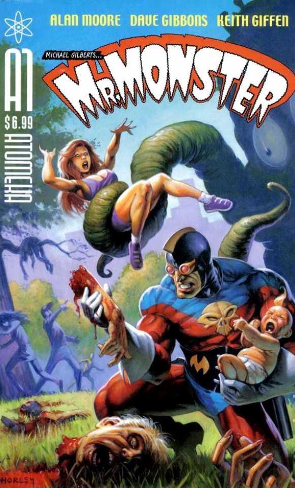 Mr. Monster: Who Watches the Garbagemen? cover — © Atomeka Press