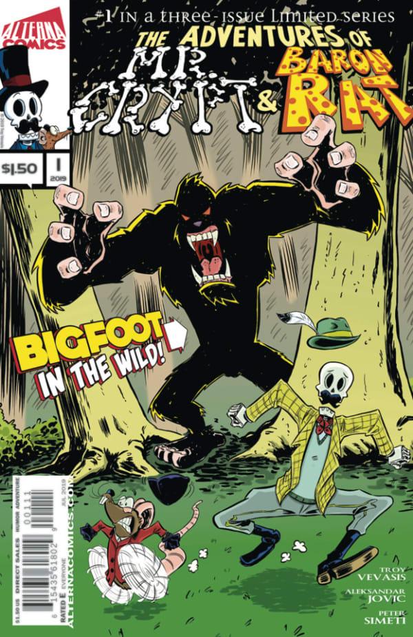 The Adventures of Mr. Crypt & Baron Rat cover — © Alterna Comics