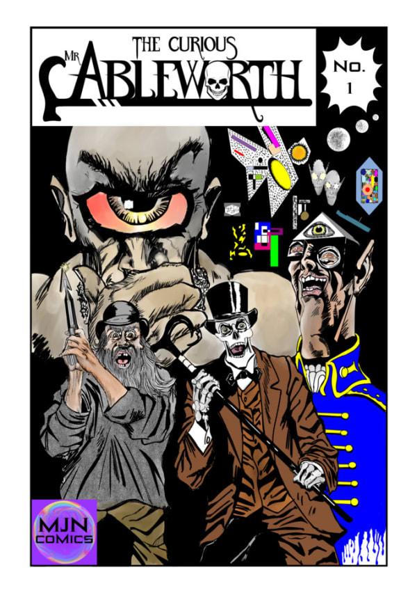 The Curious Mr. Ableworth cover — © MJN Comics