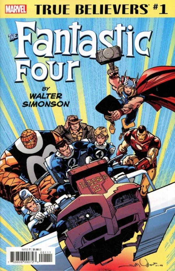 True Believers: Fantastic Four By Walter Simonson cover — © Marvel