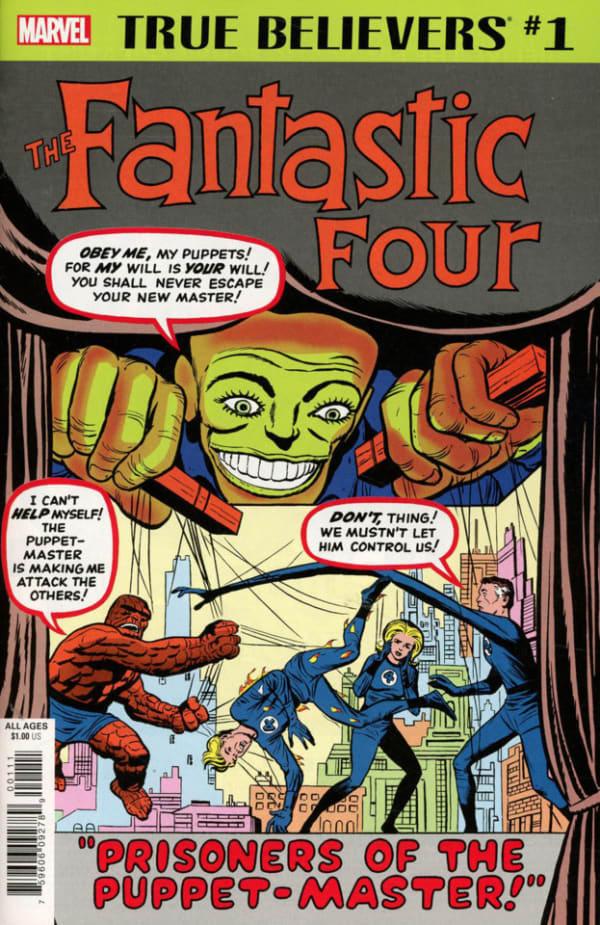 True Believers: Fantastic Four: Prisoners of the Puppet-Master! cover — © Marvel