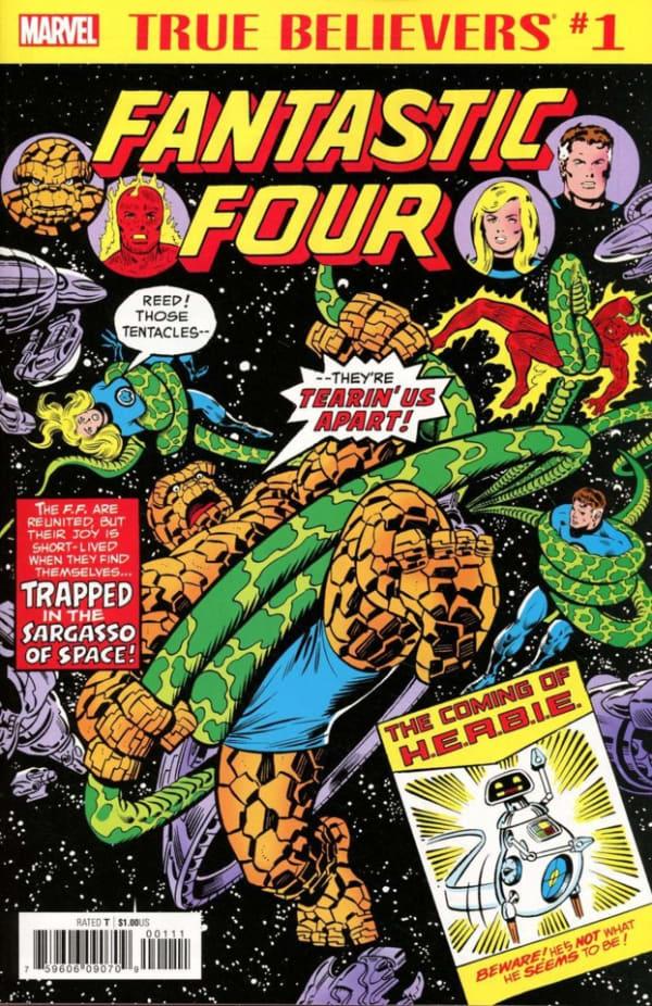 True Believers: Fantastic Four: The Coming of H.E.R.B.I.E. cover — © Marvel