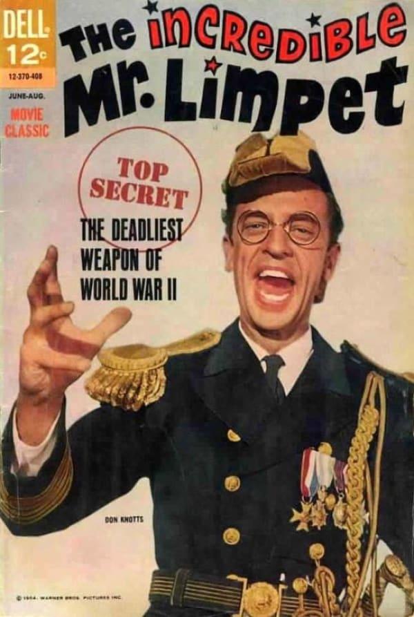 The Incredible Mr. Limpet cover — © Dell