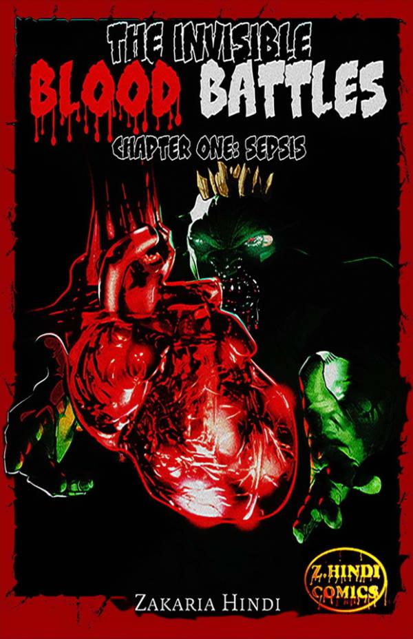 The Invisible Blood Battles cover — © Z.Hindi Comics