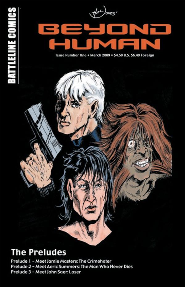 Beyond Human cover — © Battleline Comics